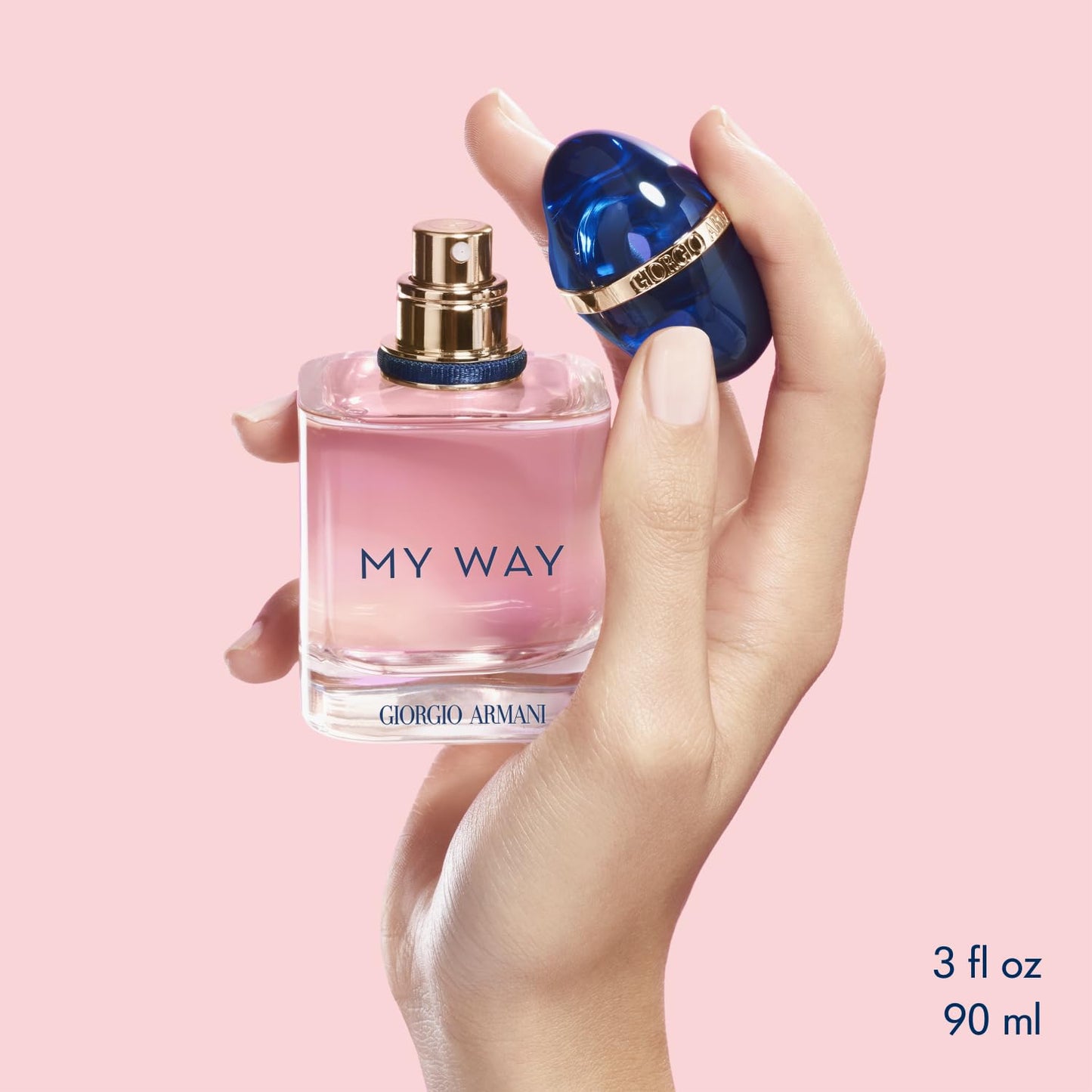 Armani Beauty - My Way - Eau de Parfum -3 oz Women's Perfume - Floral Woody Fragrance - Bergamot, Orange Blossom, Tuberose, Jasmine, Cedarwood, Vanilla and White Musk Notes