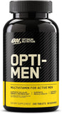 Optimum Nutrition Opti-Men Daily Multivitamin for Men – 240 Tablets (80-Day Supply) | Immune Support with Amino Acids