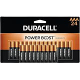 Duracell Coppertop AAA Batteries – 24 Count Alkaline Triple A Battery Pack with Power Boost Ingredients, Long-Lasting Household & Office Device Batteries