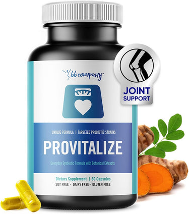 Provitalize Menopause Probiotic Supplement | Turmeric, Moringa & Bioperine