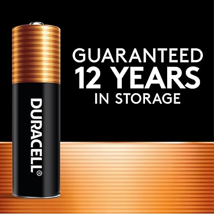 Duracell Coppertop AAA Batteries – 24 Count Alkaline Triple A Battery Pack with Power Boost Ingredients, Long-Lasting Household & Office Device Batteries