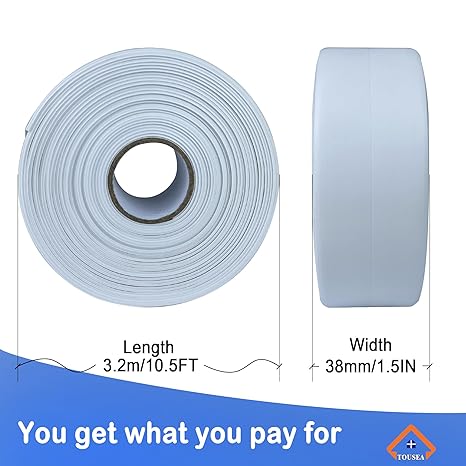 Caulk Tape Self-Adhesive Waterproof Sealant Strip – Bathroom & Kitchen Caulking Tape for Sink, Bathtub, Toilet, Countertop, and Shower Gaps