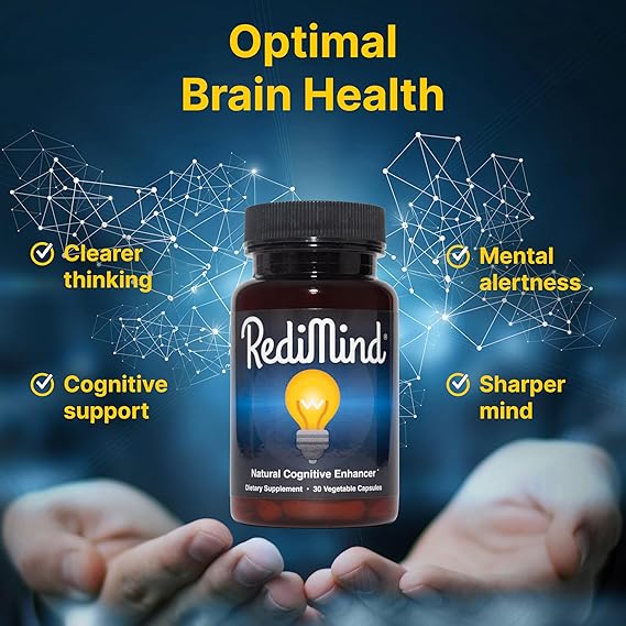 Natural Cognitive Enhancement Capsules – Non-GMO, Vegan & Gluten-Free Brain Support Supplement