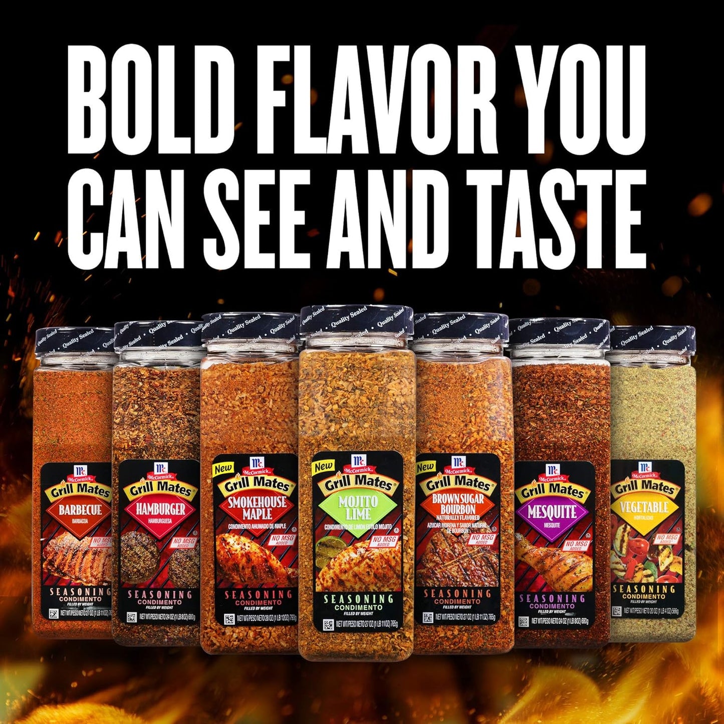 McCormick Grill Mates Montreal Chicken Seasoning – 23 oz Container | Bold Garlic, Onion, Pepper & Paprika Blend for Meats & Seafood