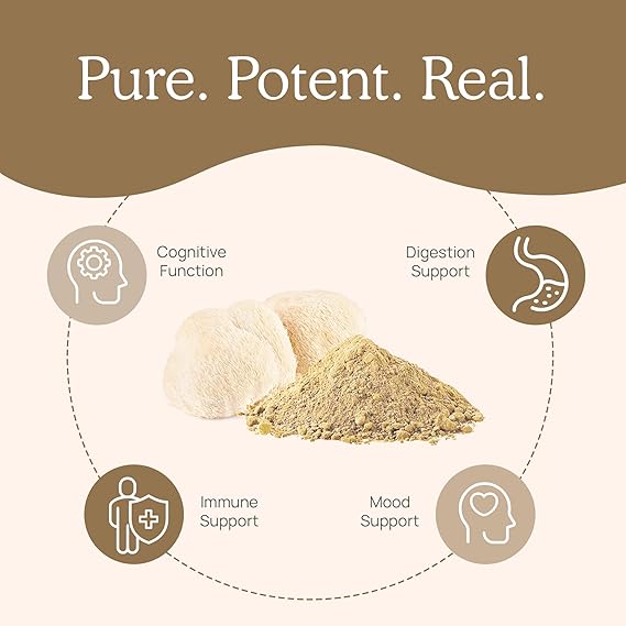 Product packaging with text 'Pure. Potent.