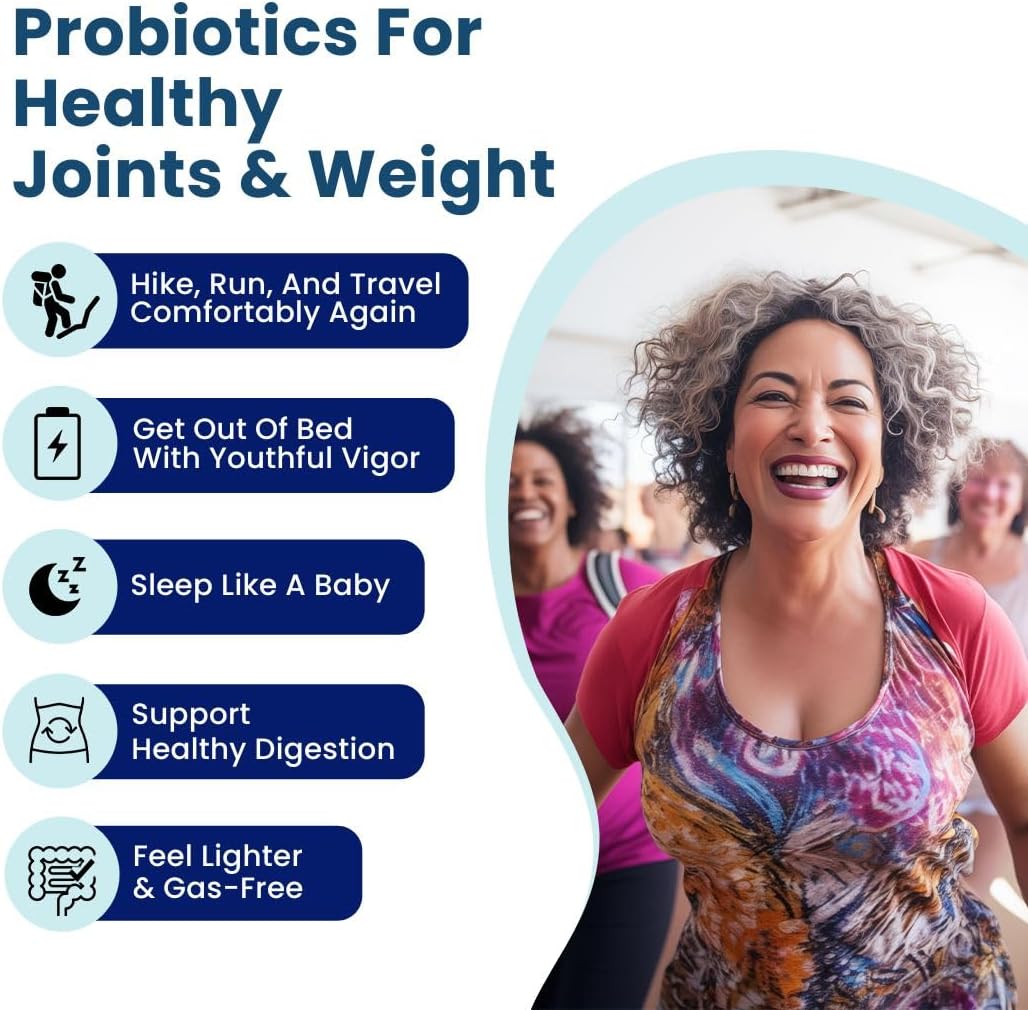 Provitalize Menopause Probiotic Supplement | Turmeric, Moringa & Bioperine