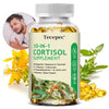 Cortisol Supplements, 10-in-1 Cortisol Detox with Ashwagandha, Magnesium, Black Pepper, Balanced Cortisol Levels, 120 Capsules