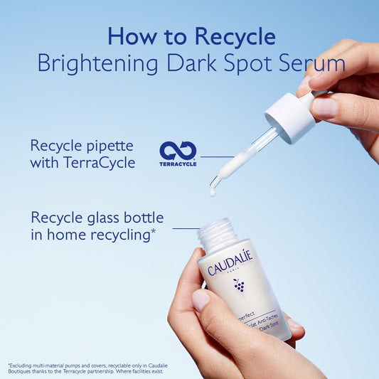 Caudalie Vinoperfect Brightening Dark Spot Serum Vitamin C Alternative - 62x More Effective than Vitamin C with Viniferine for a Visibly Brighter Even Complexion