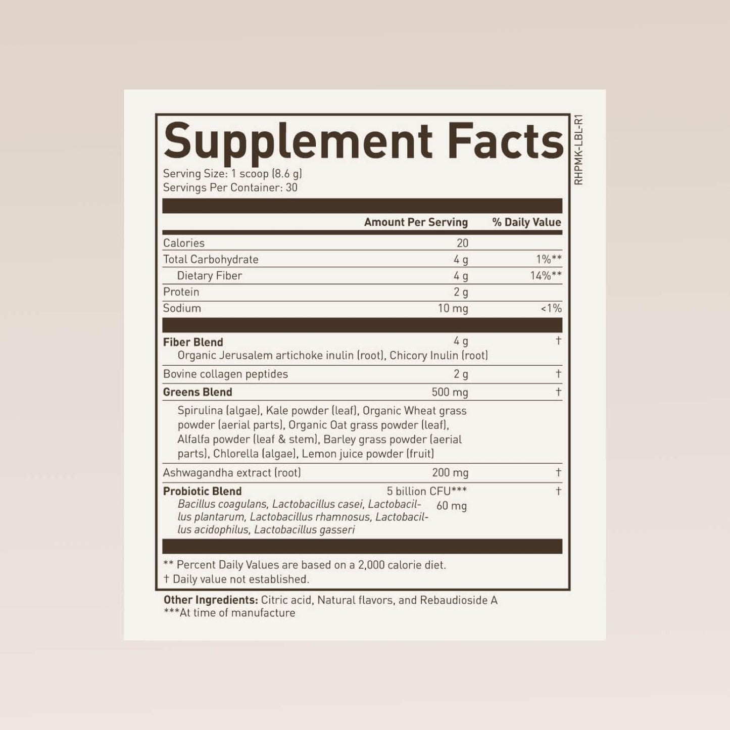 Morning Kick by Chuck Norris – Greens Superfood Powder with Ashwagandha | 30 Servings