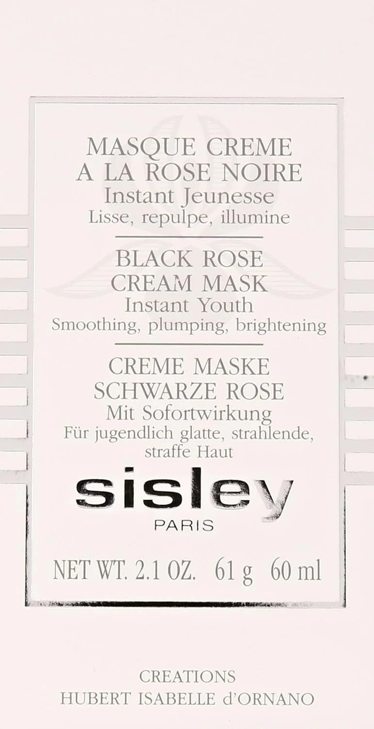 Sisley Paris Black Rose Cream Masque – Luxurious Anti-Aging Face Mask | 2 Fl. Oz (Pack of 2)