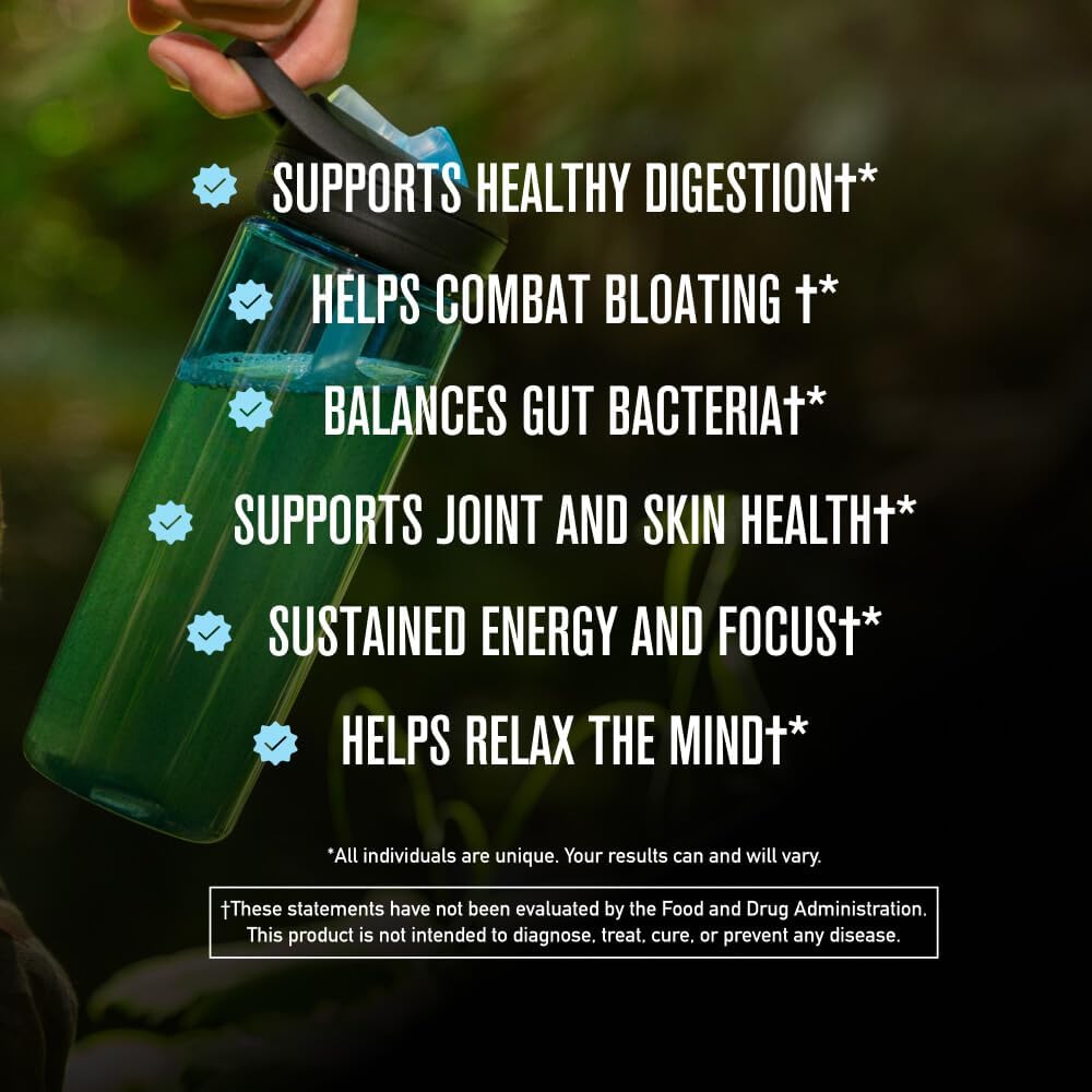Morning Kick by Chuck Norris – Greens Superfood Powder with Ashwagandha | 30 Servings
