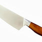 Japanese Santoku Knife – High‑Carbon Stainless Steel Blade with Wood Handle, Includes Gift Box & Blade Guard – Precision Chop, Slice & Dice Like a Pro
