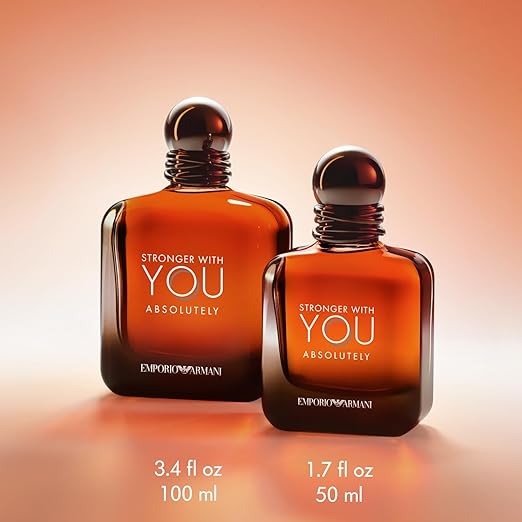 Emporio Armani Stronger With You ABSOLUTELY 3.3oz.Parfum Spray New in Sealed Box