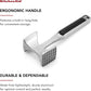 KitchenAid Gourmet Multi‑Sided Meat Tenderizer – Dual‑Sided Aluminum Mallet for Meats, Nuts & Shellfish, Ergonomic Handle with Hang Hole, Hand Wash, Black