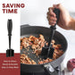 Meat Chopper Hamburger Grinder – Premium Heat‑Resistant Nylon Ground Beef Smasher & Potato Masher Tool (Black)