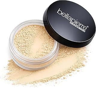 Bellapierre Mineral Foundation SPF 15 – Loose Powder Foundation, Full Coverage Mineral Makeup with Matte Finish – Vegan, Cruelty Free, Hypoallergenic, Oil & Talc Free – 0.32 oz - Ivory