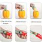 Pepper Seed Corer Remover – 2025 Upgraded 2‑in‑1 Bell Pepper Cutter & Deseeder, Kitchen Prep Made Fast & Efficient (Green)