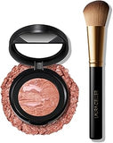 LAURA GELLER NEW YORK Baked Blush-n-Brighten Marbleized Blush + Angled Brush (06 Pink Grapefruit, 47mm)