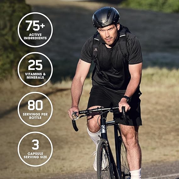 Optimum Nutrition Opti-Men Daily Multivitamin for Men – 240 Tablets (80-Day Supply) | Immune Support with Amino Acids