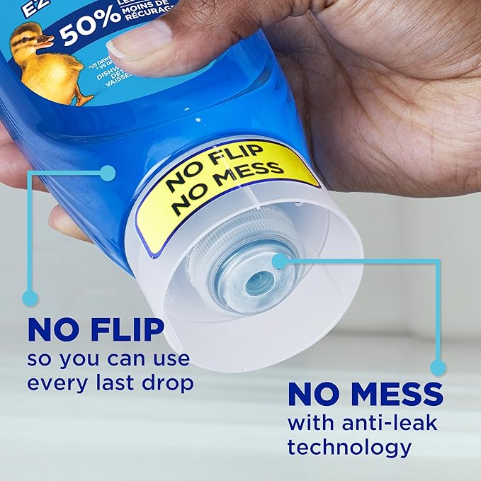 Dawn EZ-Squeeze Ultra Dish Soap – Original Scent, 22 fl oz Leak-Free Refill Bottle, Powerful Dishwashing Liquid for Grease Cleaning