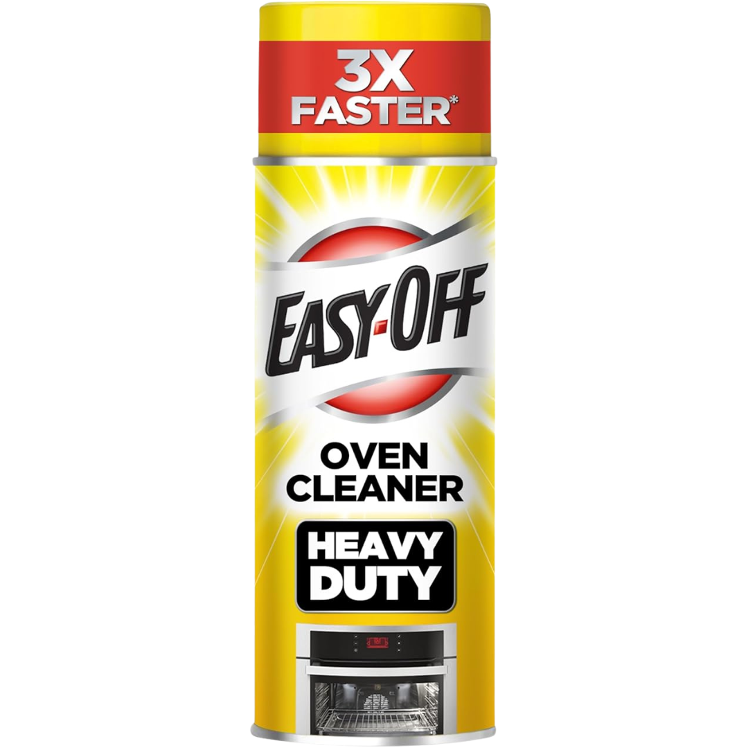 Easy Off Oven Cleaner – Heavy Duty, 14.5 oz Aerosol Spray – Cuts Through Grease & Burnt-On Food, Fast-Acting Kitchen Cleaner