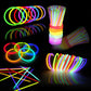 JOYIN 144-Piece Glowsticks Party Favor Set – Glow Bracelets & Necklaces, Multi-Color, Perfect for Halloween, Christmas & Football