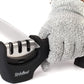 4-in-1 Kitchen Knife Accessories – 3-Stage Knife Sharpener with Cut-Resistant Glove (Black)