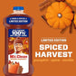 Mr. Clean Spiced Harvest cleaning product with pumpkins and cinnamon sticks on an orange background