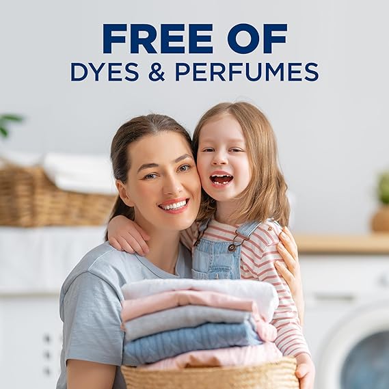 ARM & HAMMER Sensitive Skin Free & Clear Liquid Laundry Detergent – 105 fl oz (105 Loads)