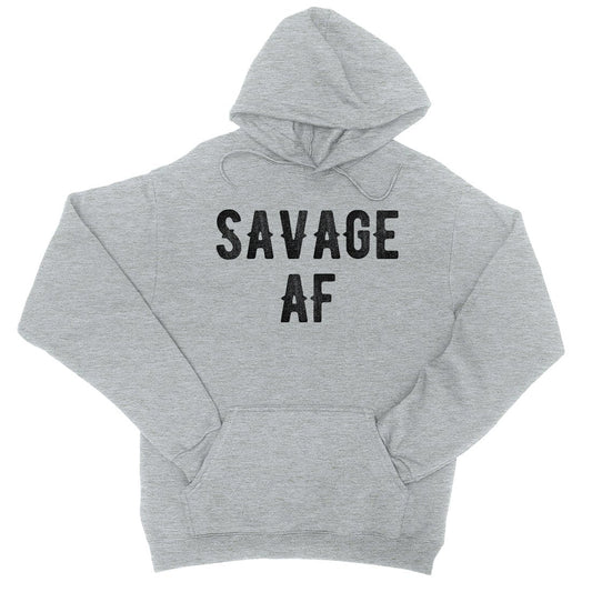 365 Printing Savage AF Womens Hoodie Winter Pullover Funny Sister Birthday Gift.