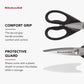 KitchenAid All-Purpose Kitchen Shears – 8.72″ | Soft-Grip, Protective Sheath, Stainless Steel, Dishwasher-Safe