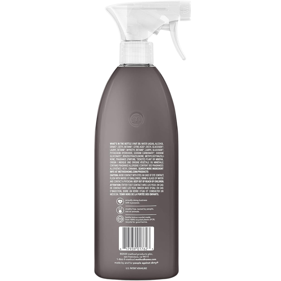 Method Heavy Duty Degreaser – Lemongrass Scent, 28 oz Spray | Tough on Grease, Plant-Based Cleaner