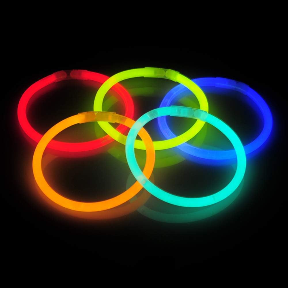 JOYIN 144-Piece Glowsticks Party Favor Set – Glow Bracelets & Necklaces, Multi-Color, Perfect for Halloween, Christmas & Football