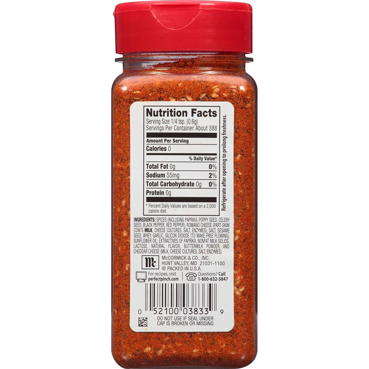 Salad Supreme Seasoning – 8.25 oz (Pack of 1) | Zesty Blend for Salads, Pasta, Vegetables & More