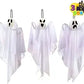 JOYIN 3-Pack Hanging Ghosts – 27.5″ Cute Flying Halloween Decorations for Yard, Patio, Garden & Party Décor