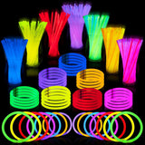 JOYIN 144-Piece Glowsticks Party Favor Set – Glow Bracelets & Necklaces, Multi-Color, Perfect for Halloween, Christmas & Football