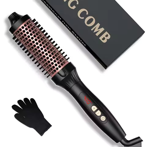 Thermal Brush One-Step Hot Air Brush&volumizer Hair Curler Straightener Hair Styling Brush Professional Curling Iron Heated