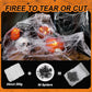 Land Guard 1000 sq ft Stretch Spider Web + 50 Fake Spiders | Indoor/Outdoor Halloween Cobweb Decor