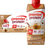 Premier Protein 30g High Protein Shake, Café Latte 11 fl. oz., 15 pk.