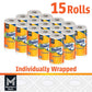 Member’s Mark Select & Tear Super Premium 2‑Ply Paper Towels – 15 Mega Rolls (150 Sheets/Roll, 11″×6″), Thick & Highly Absorbent